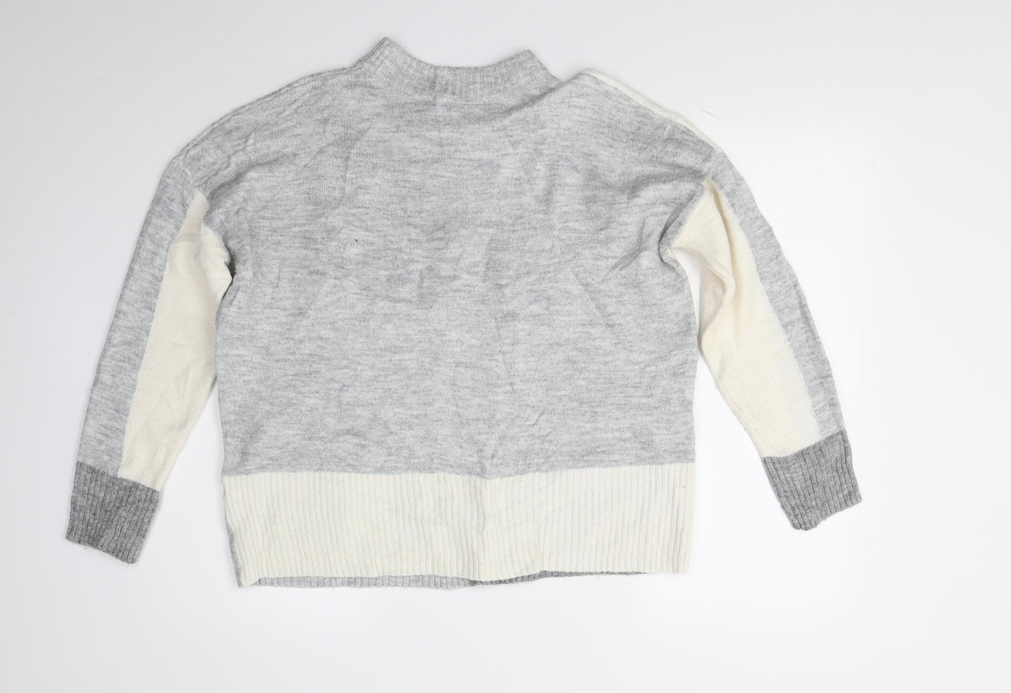 George Womens Grey  Knit Pullover Jumper Size M
