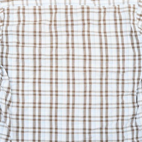 voyager Mens Blue Plaid   Button-Up Size XL