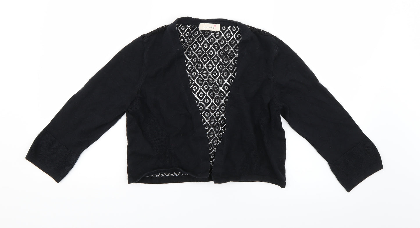 Per Una Womens Black   Cardigan Jumper Size 12