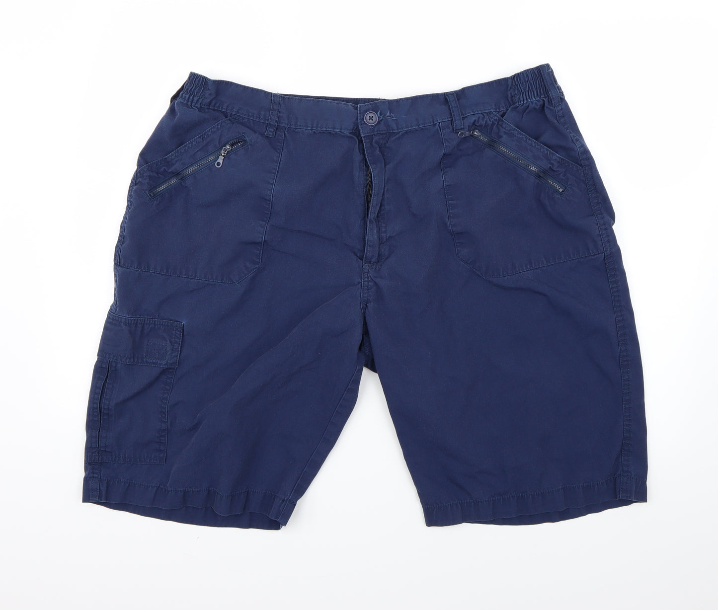 Premier Man Mens Blue   Cargo Shorts Size 44