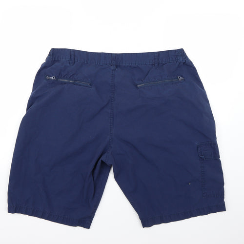 Premier Man Mens Blue   Cargo Shorts Size 44