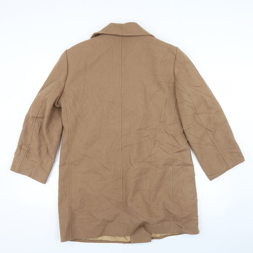 Preworn Womens Brown   Pea Coat Coat Size 12