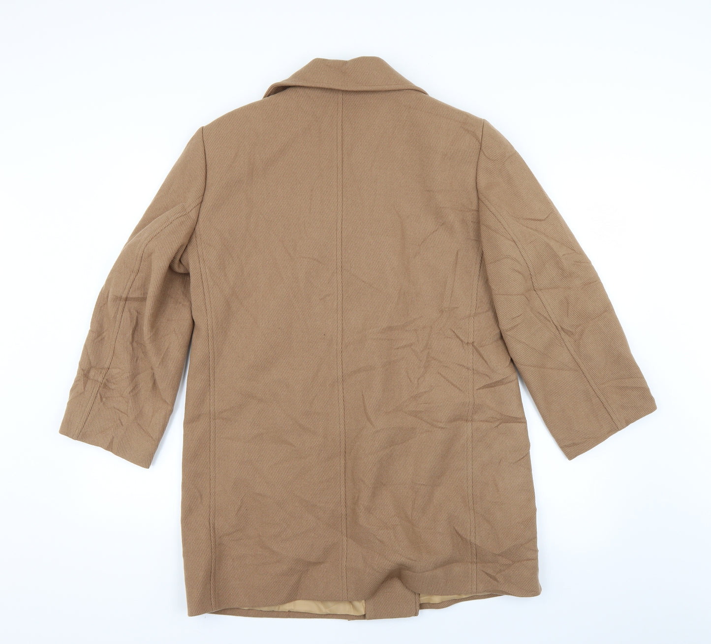 Preworn Womens Brown   Pea Coat Coat Size 12