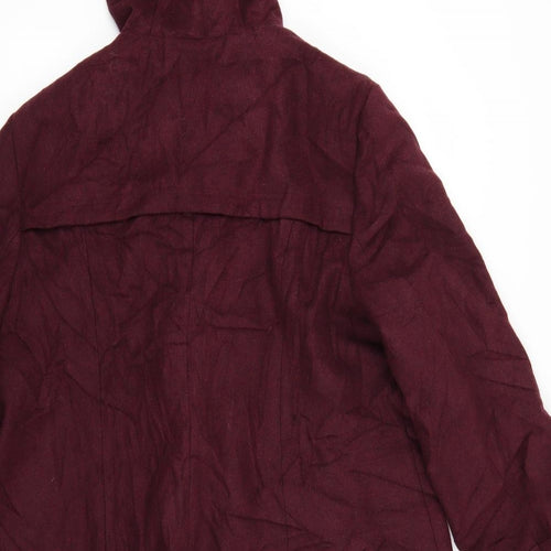 George Womens Purple   Pea Coat Coat Size 18