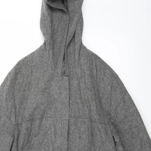 Marks and Spencer Womens Grey   Overcoat Coat Size 10