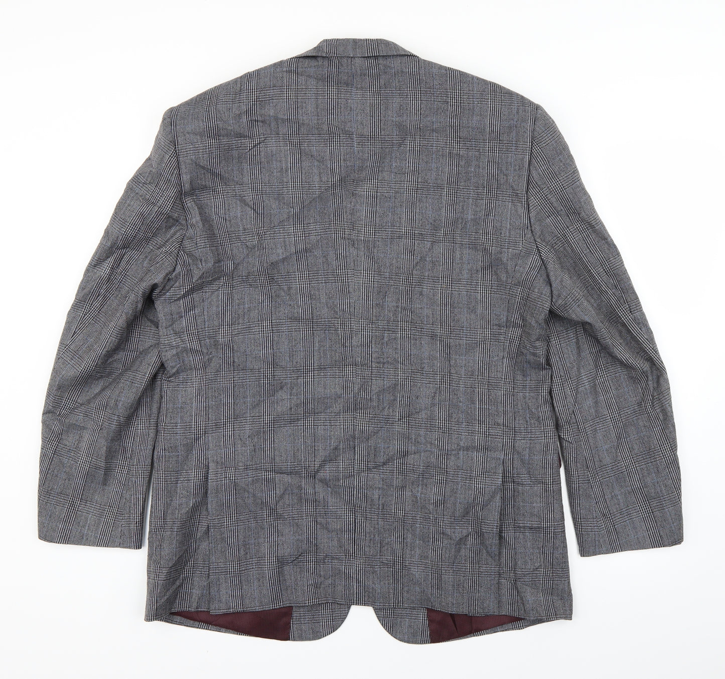 Skopes Mens Grey Plaid   Blazer