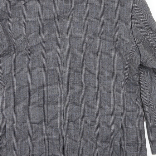 Skopes Mens Grey Plaid   Blazer