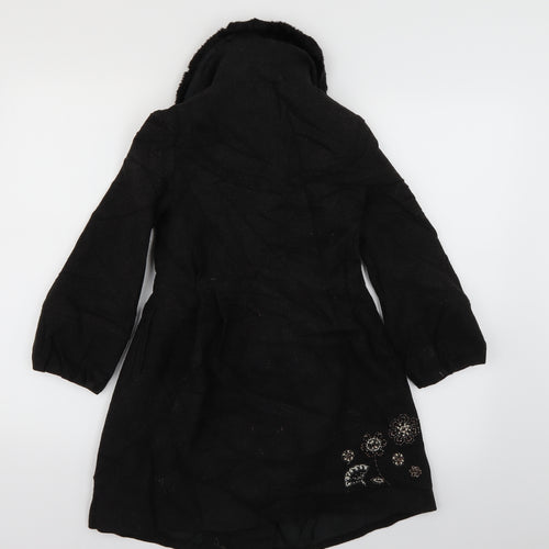 Jasper Conran Girls Grey   Pea Coat Coat Size 8 Years