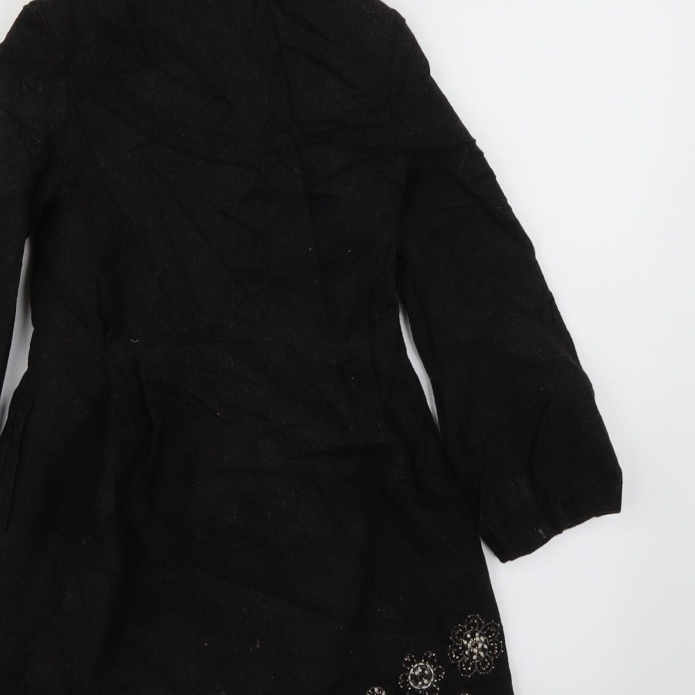 Jasper Conran Girls Grey   Pea Coat Coat Size 8 Years