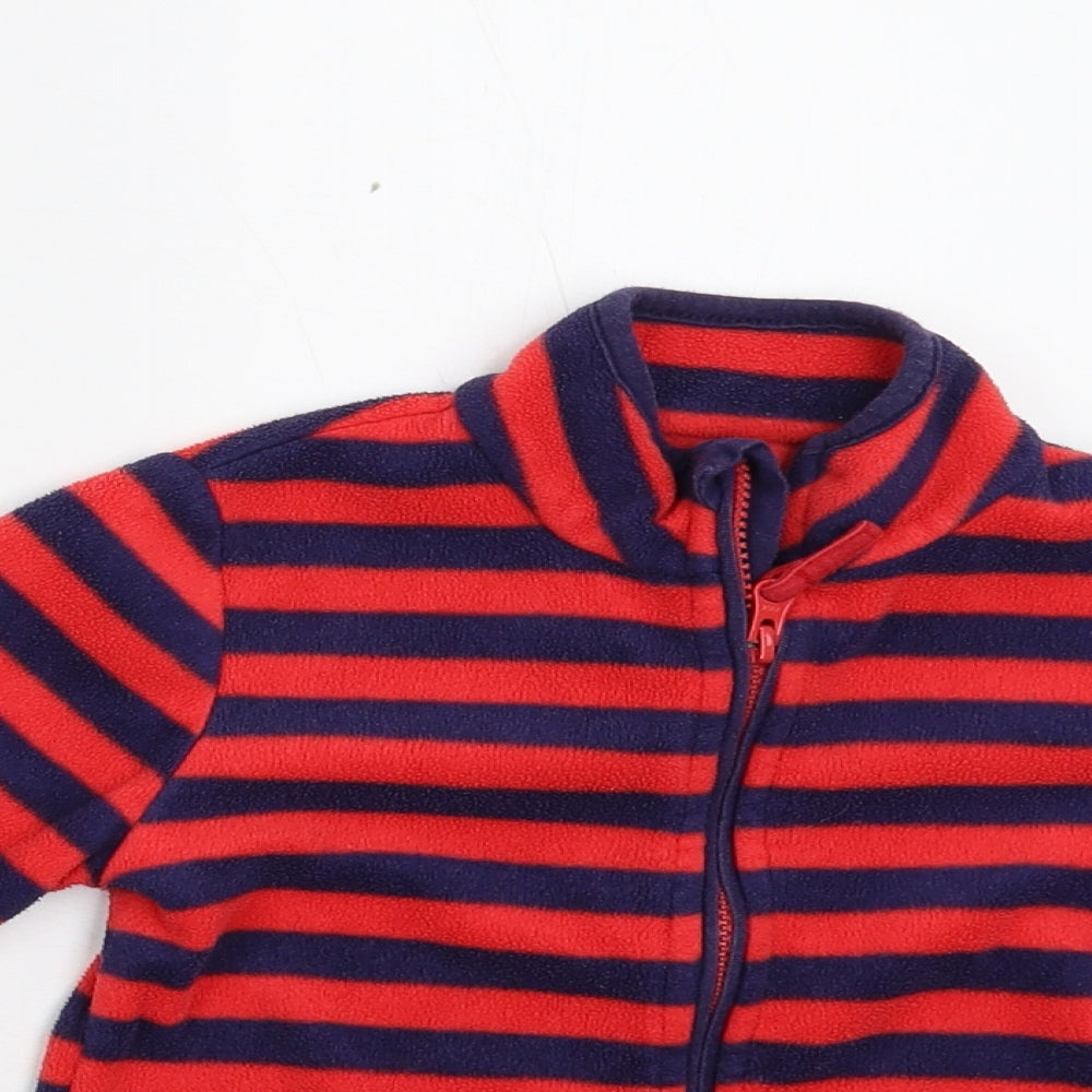 Mothercare  Multicoloured Striped Fleece Basic Casual Size 12-18 Months