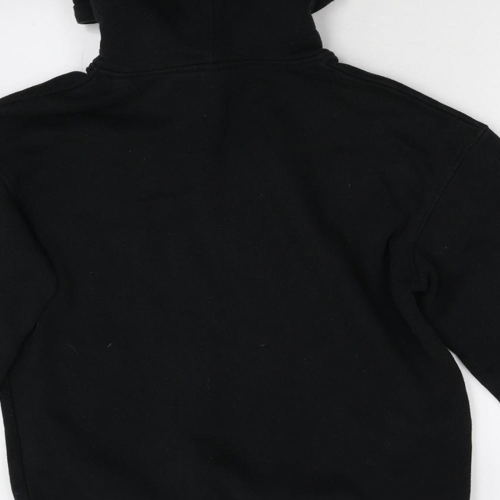 Jack Jones Mens Black  Fleece Pullover Hoodie Size M