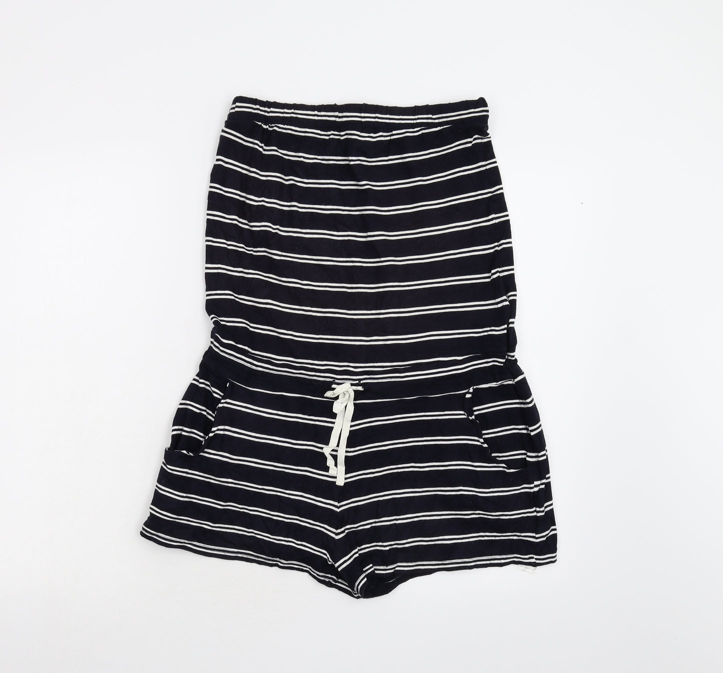 ASOS Womens Multicoloured Striped  Playsuit One-Piece Size 10