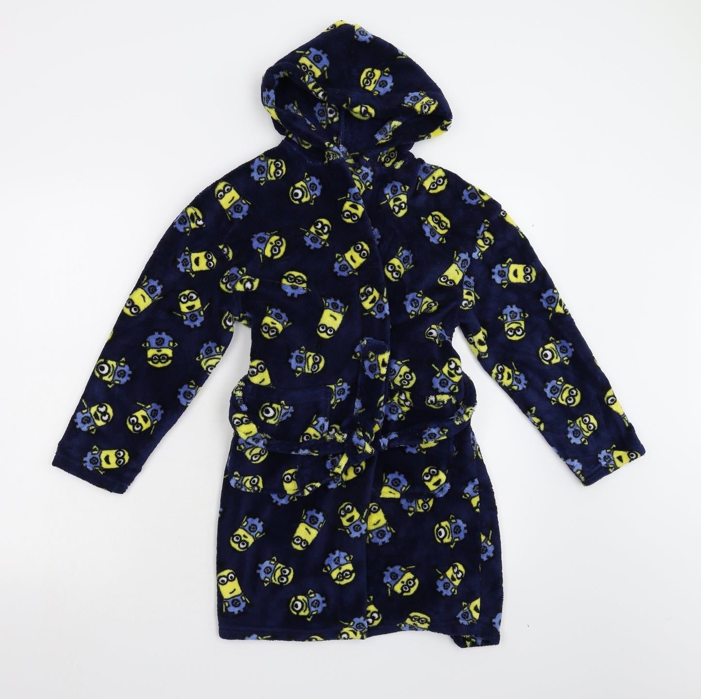 NEXT Boys Black  Fleece  Gown Size 6-7 Years