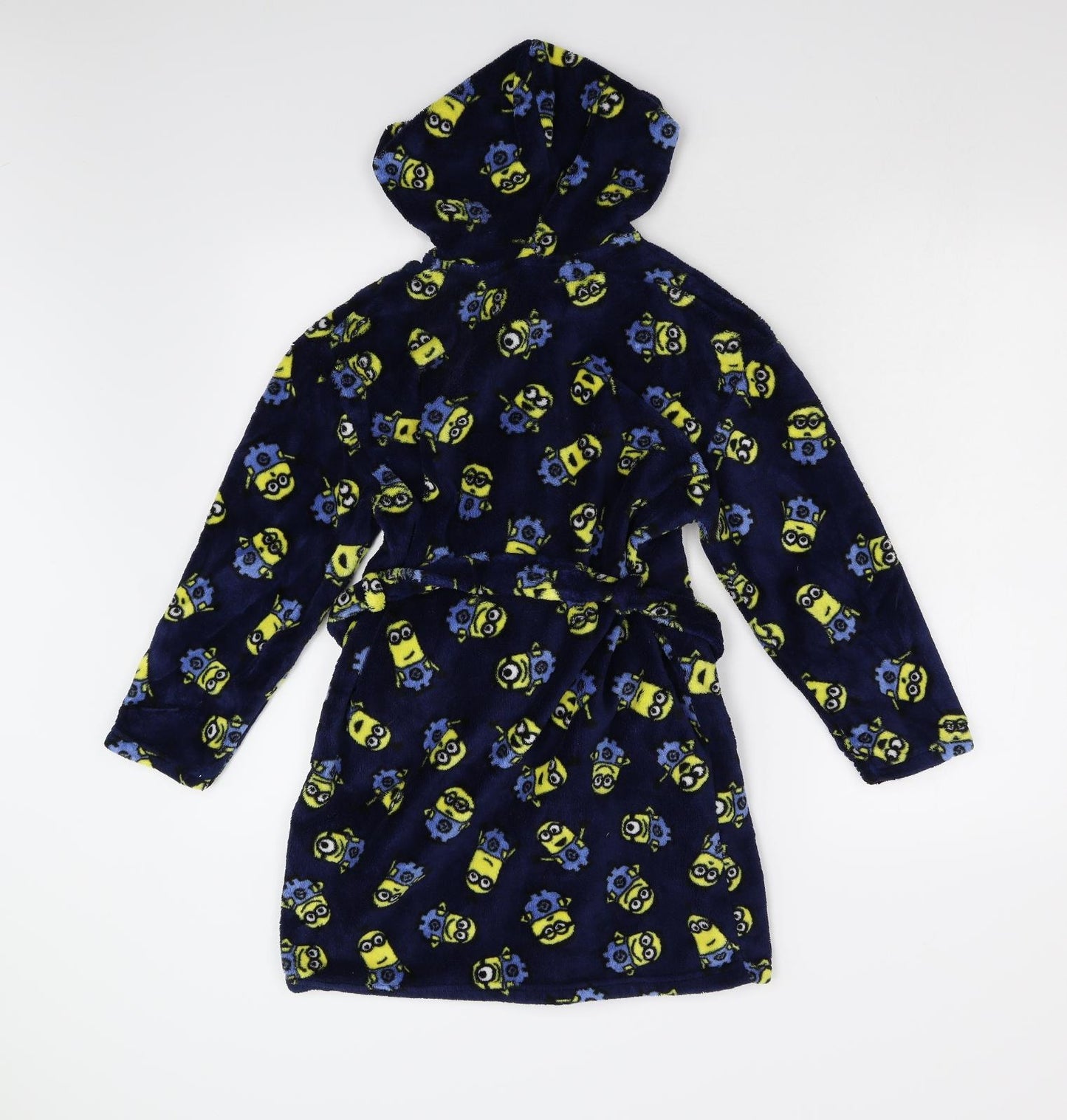 NEXT Boys Black  Fleece  Gown Size 6-7 Years