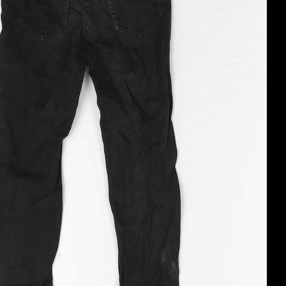 Uniqlo Boys Black  Denim Straight Jeans Size 3-4 Years