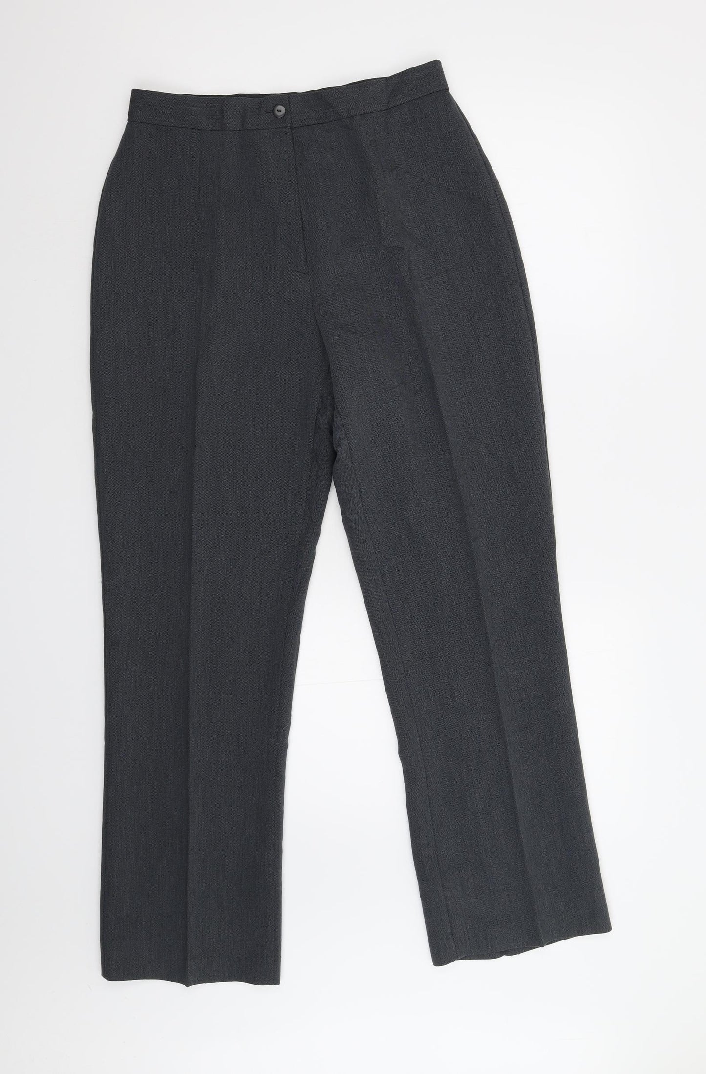 Dunnes Womens Grey   Trousers  Size 14 L28 in
