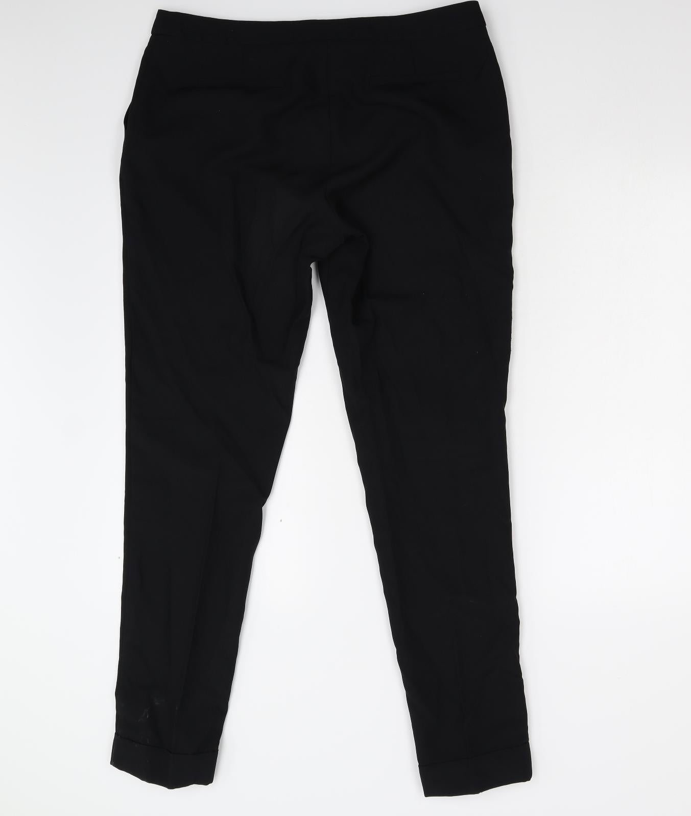 Primark Womens Black   Trousers  Size 14 L31 in