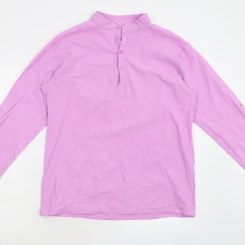 Preworn Mens Pink    Button-Up Size M