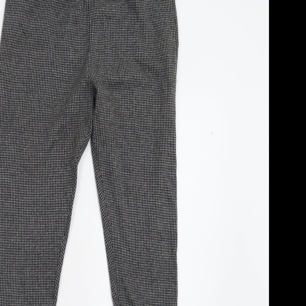 New Look Womens Multicoloured Houndstooth  Carrot Leggings Size 10 L28 in