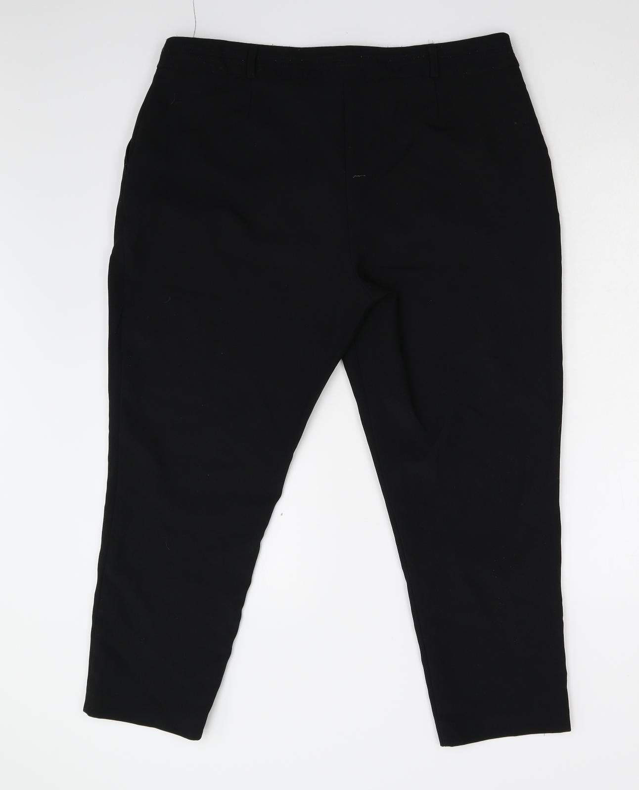 Primark Womens Black   Trousers  Size 16 L24 in
