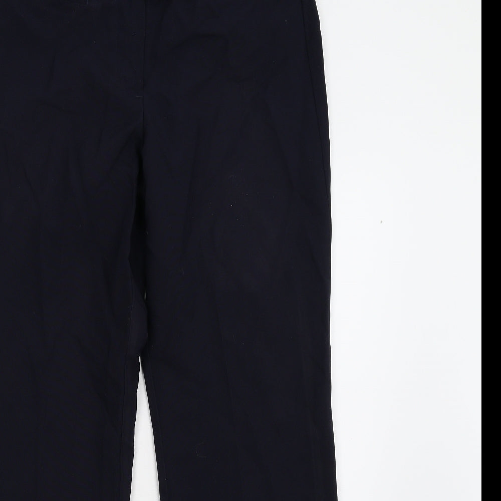 M&S Womens Blue   Trousers  Size 12 L30 in