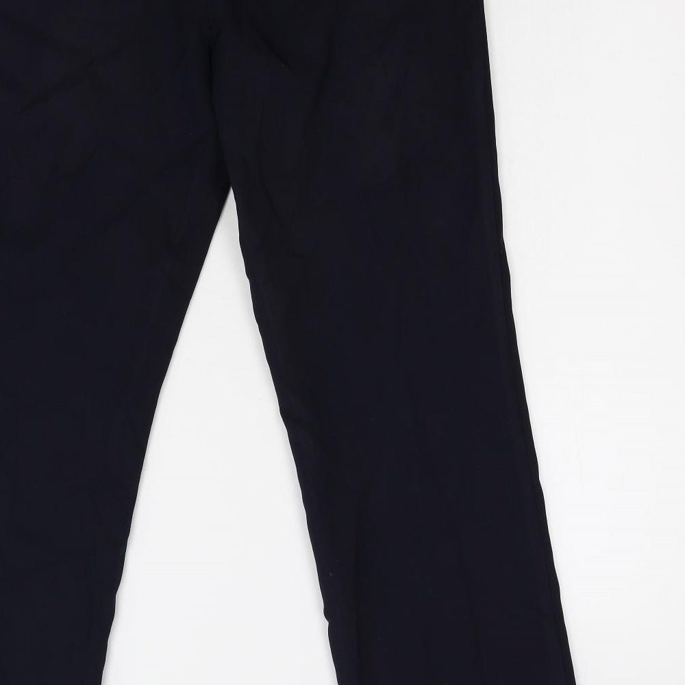 M&S Womens Blue   Trousers  Size 12 L30 in