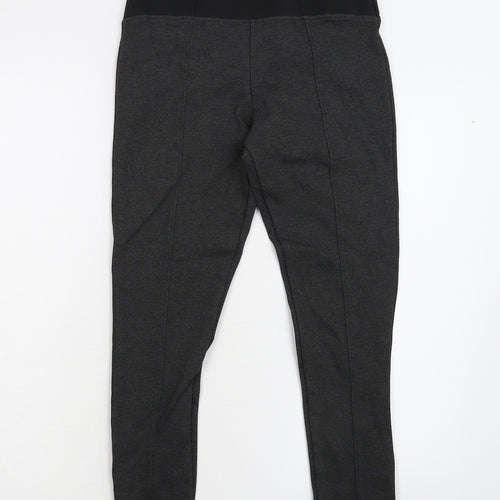 M&S Womens Grey   Capri Leggings Size 8 L25 in