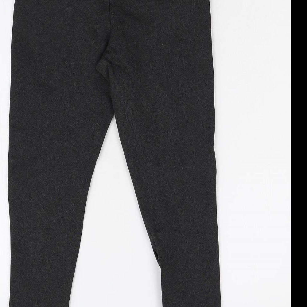 M&S Womens Grey   Capri Leggings Size 8 L25 in