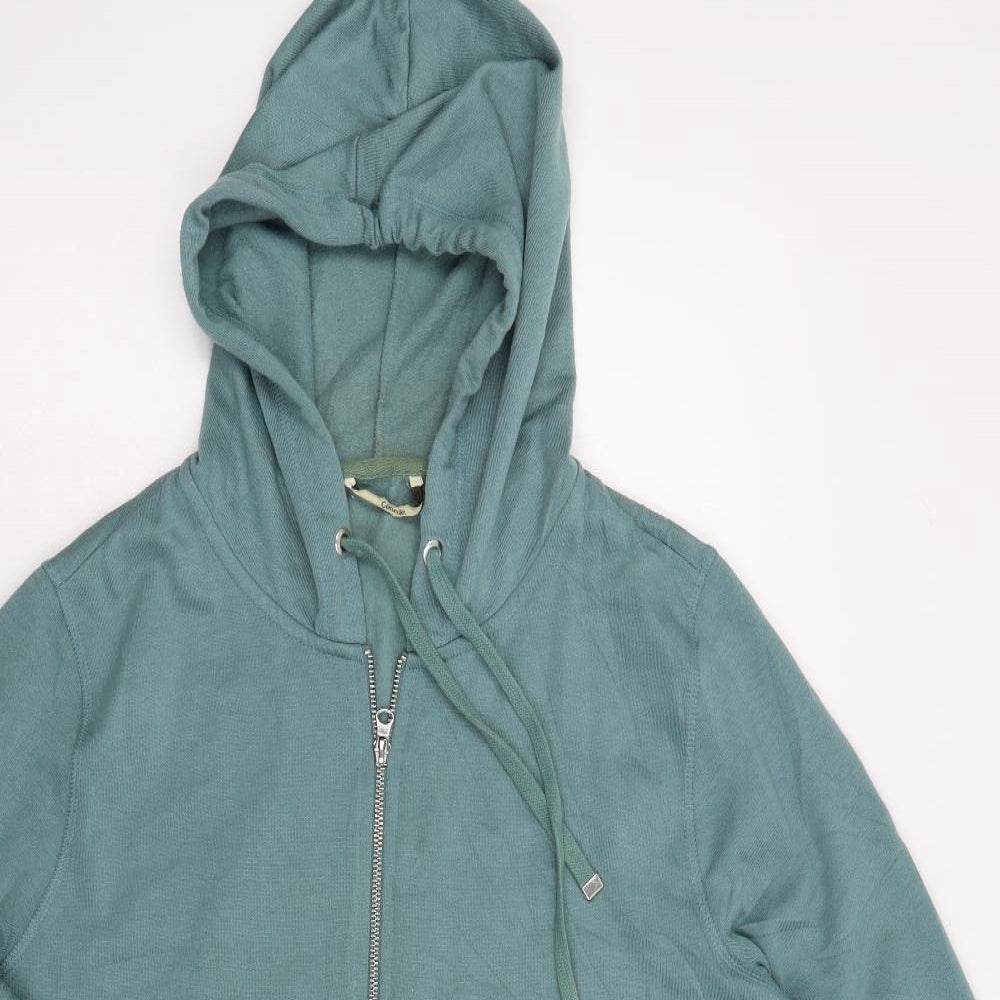 George Womens Green  Fleece Full Zip Hoodie Size 22