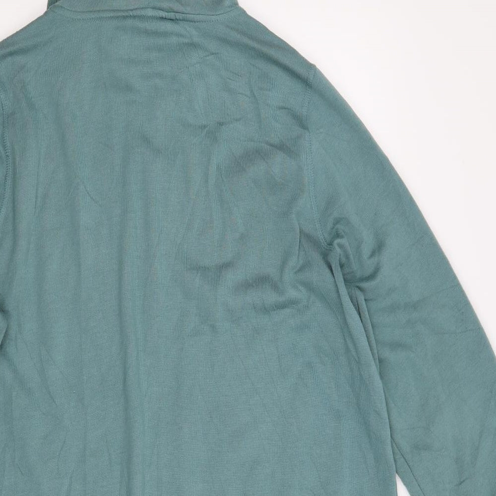 George Womens Green  Fleece Full Zip Hoodie Size 22