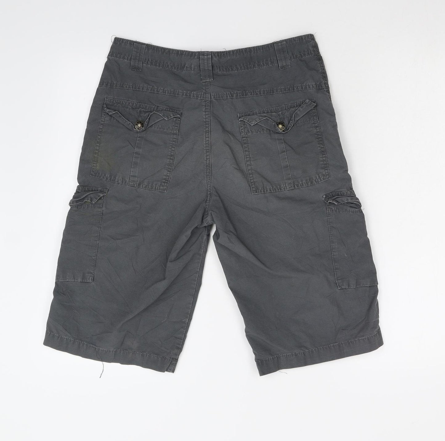 urban Outlaws Boys Grey   Cargo Shorts Size 11-12 Years