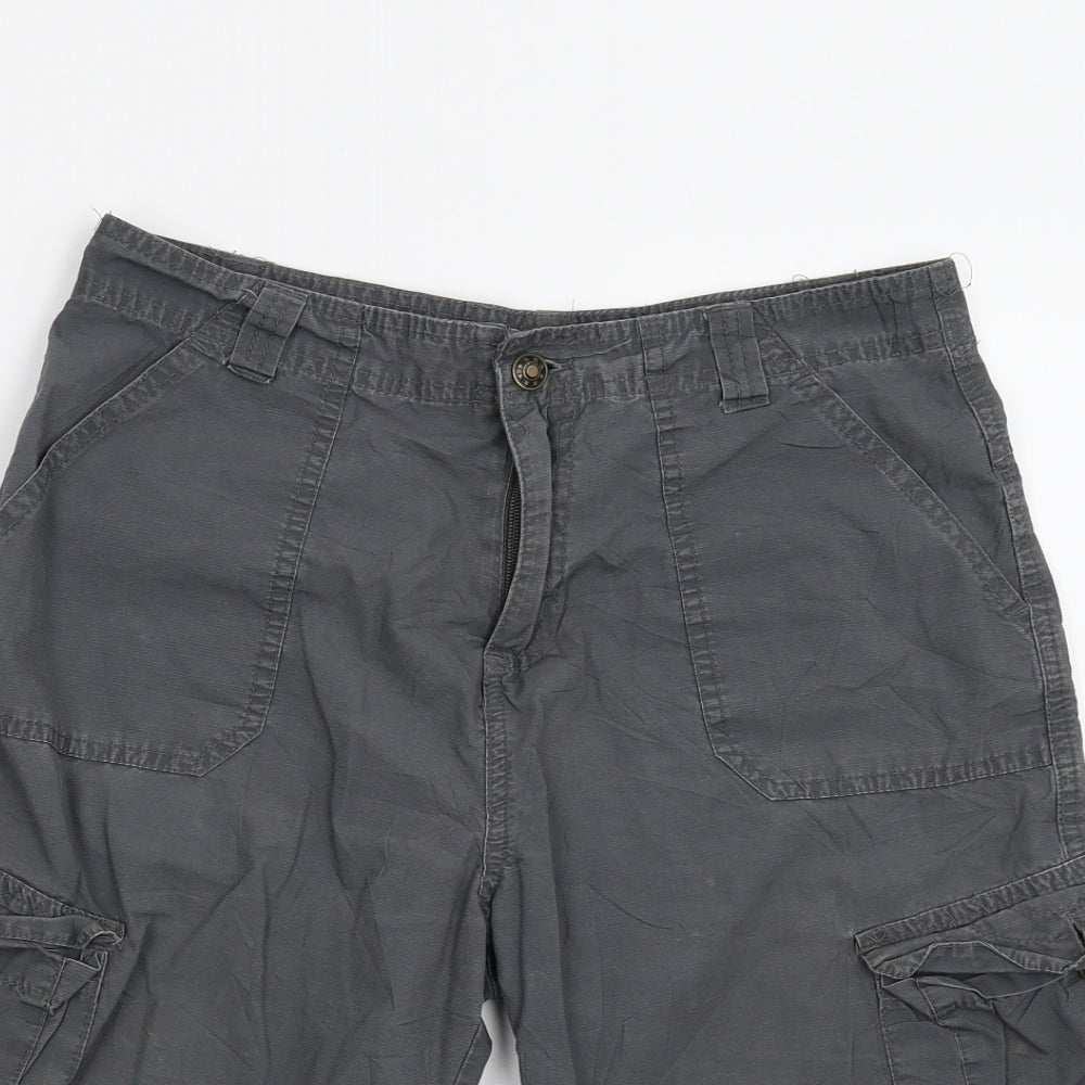 urban Outlaws Boys Grey   Cargo Shorts Size 11-12 Years
