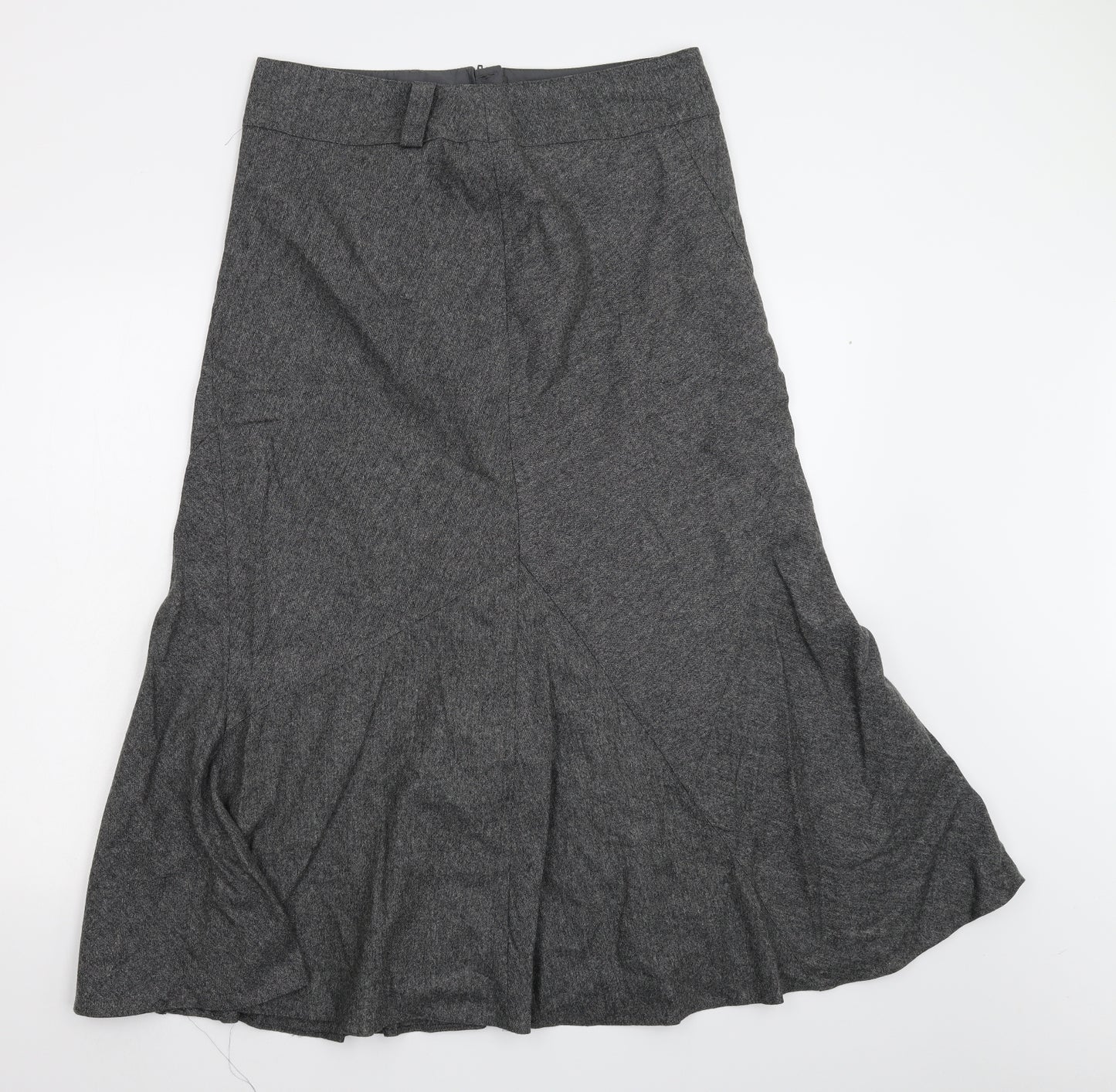 M&S Womens Grey   A-Line Skirt Size 14