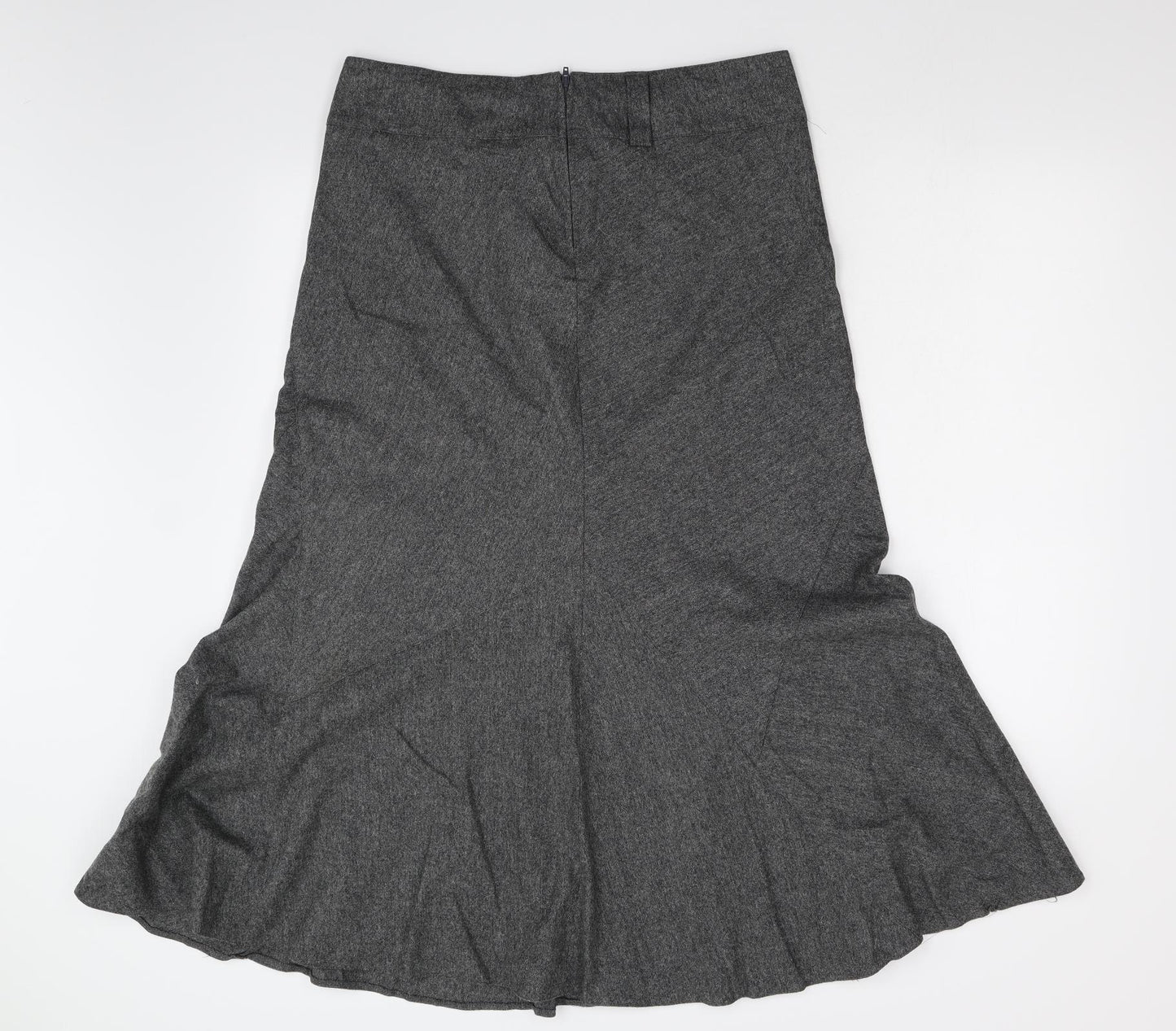 M&S Womens Grey   A-Line Skirt Size 14