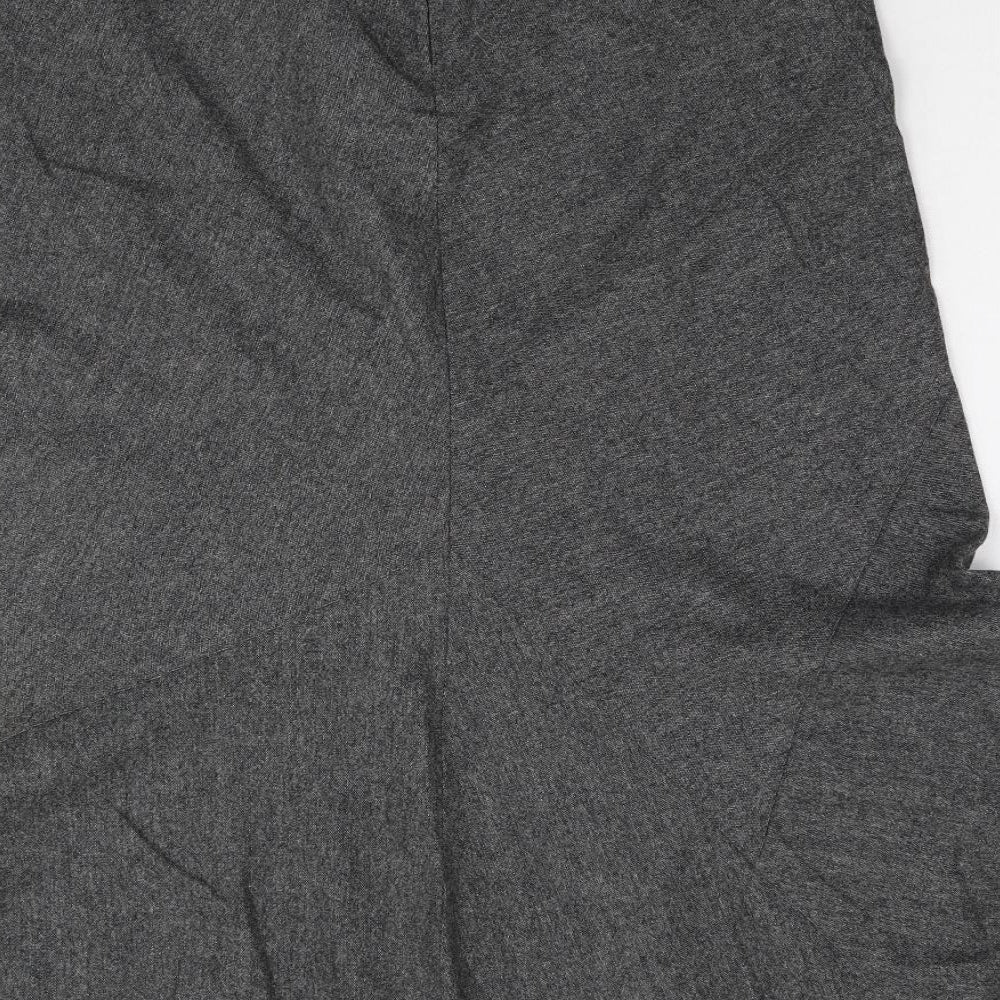 M&S Womens Grey   A-Line Skirt Size 14