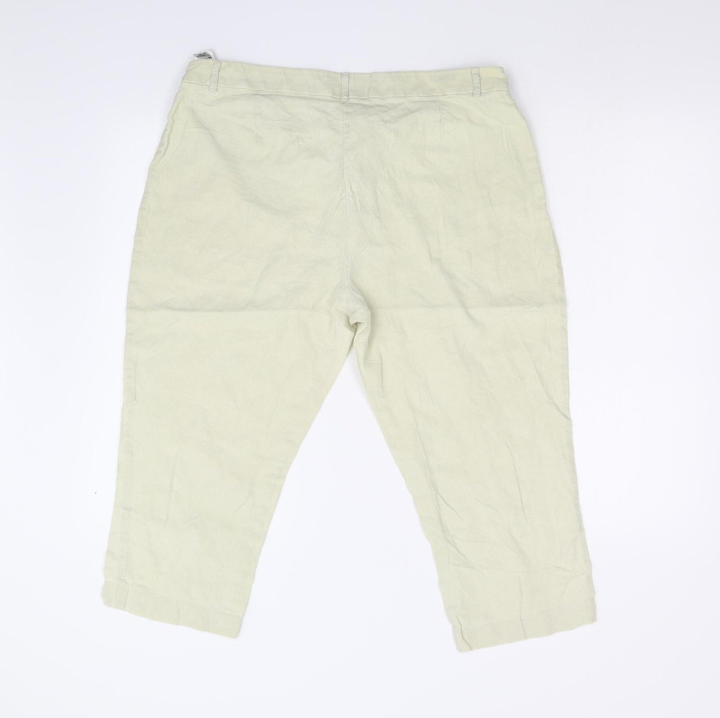 M&S Womens Yellow   Utility Shorts Size 16