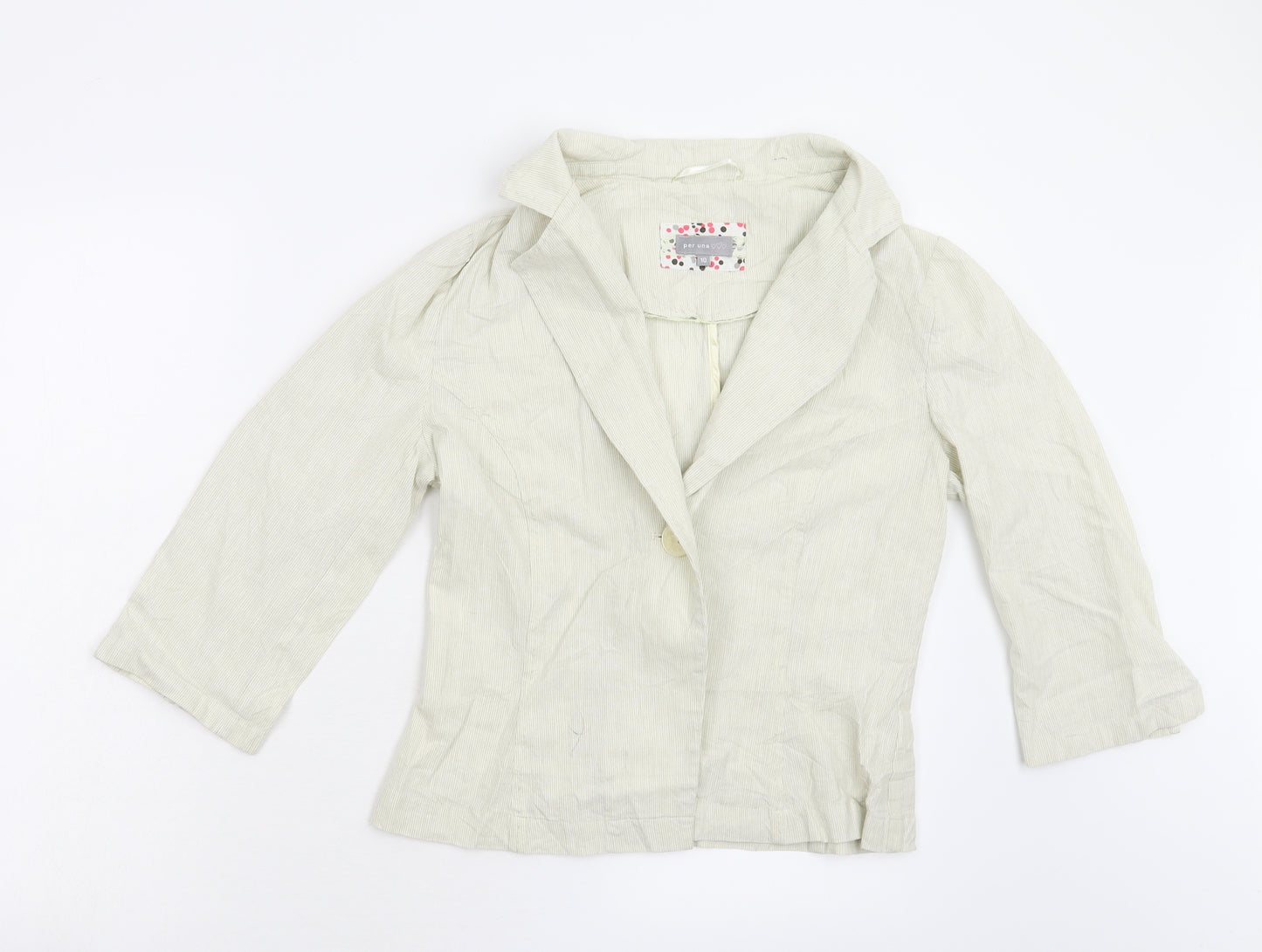 Per Una Womens Beige   Jacket  Size 10