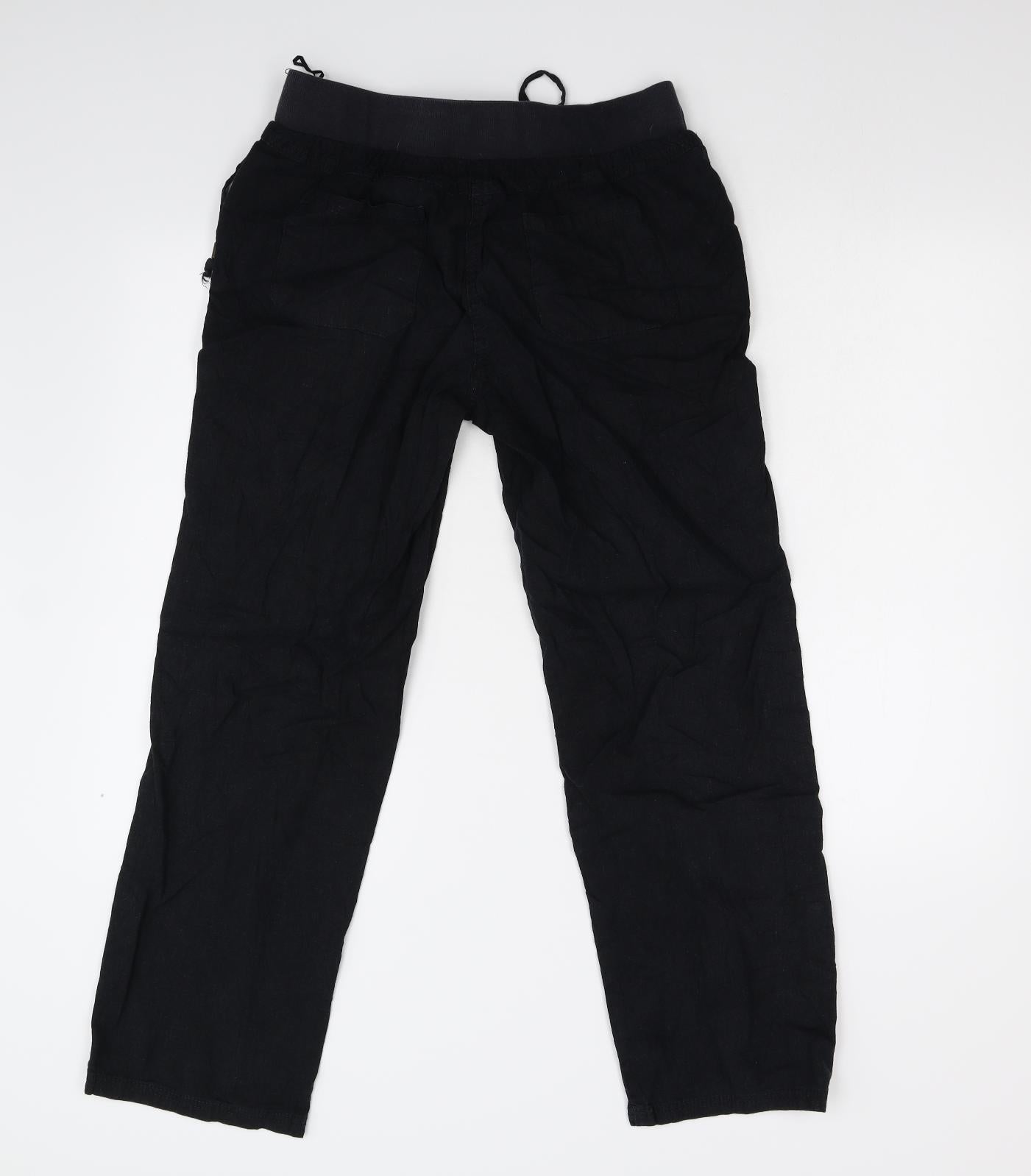 George Womens Black   Trousers  Size 10 L28 in