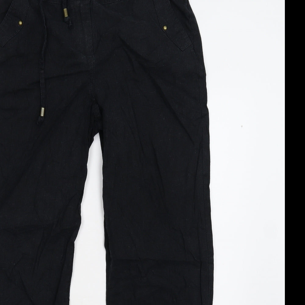 George Womens Black   Trousers  Size 10 L28 in