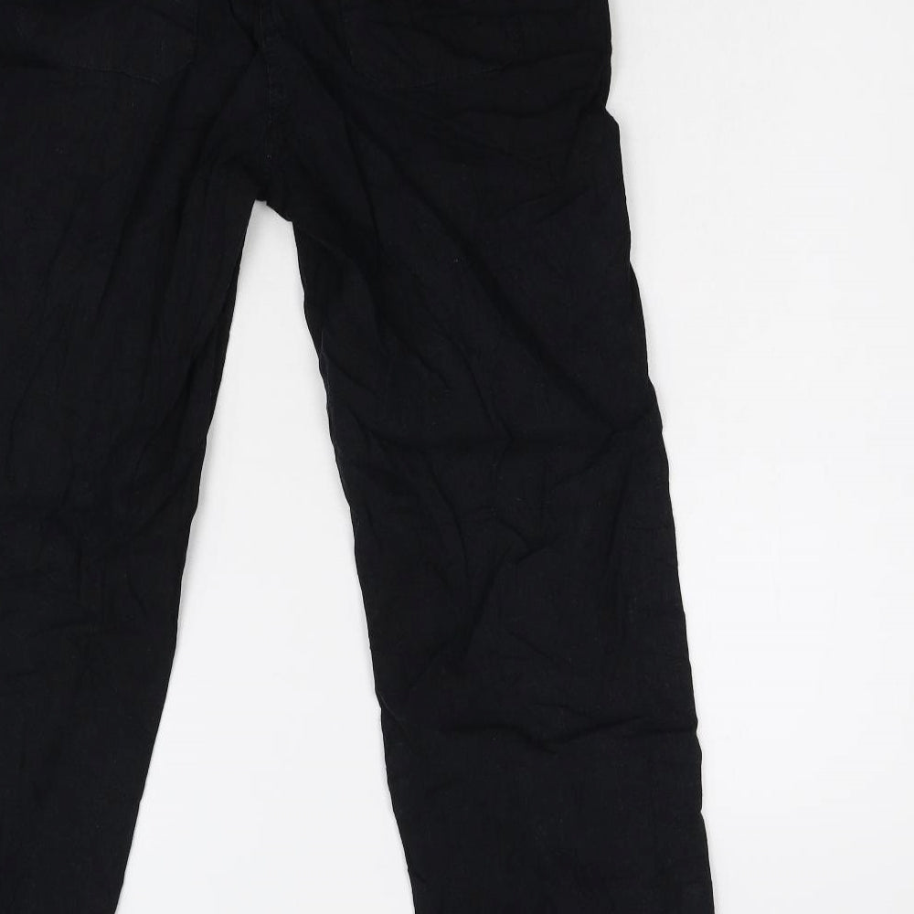 George Womens Black   Trousers  Size 10 L28 in