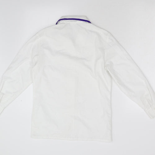 Wolfe & Scott Girls White   Basic Blouse Size M