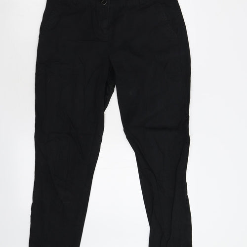 Wallis Womens Black   Trousers  Size 10 L28 in