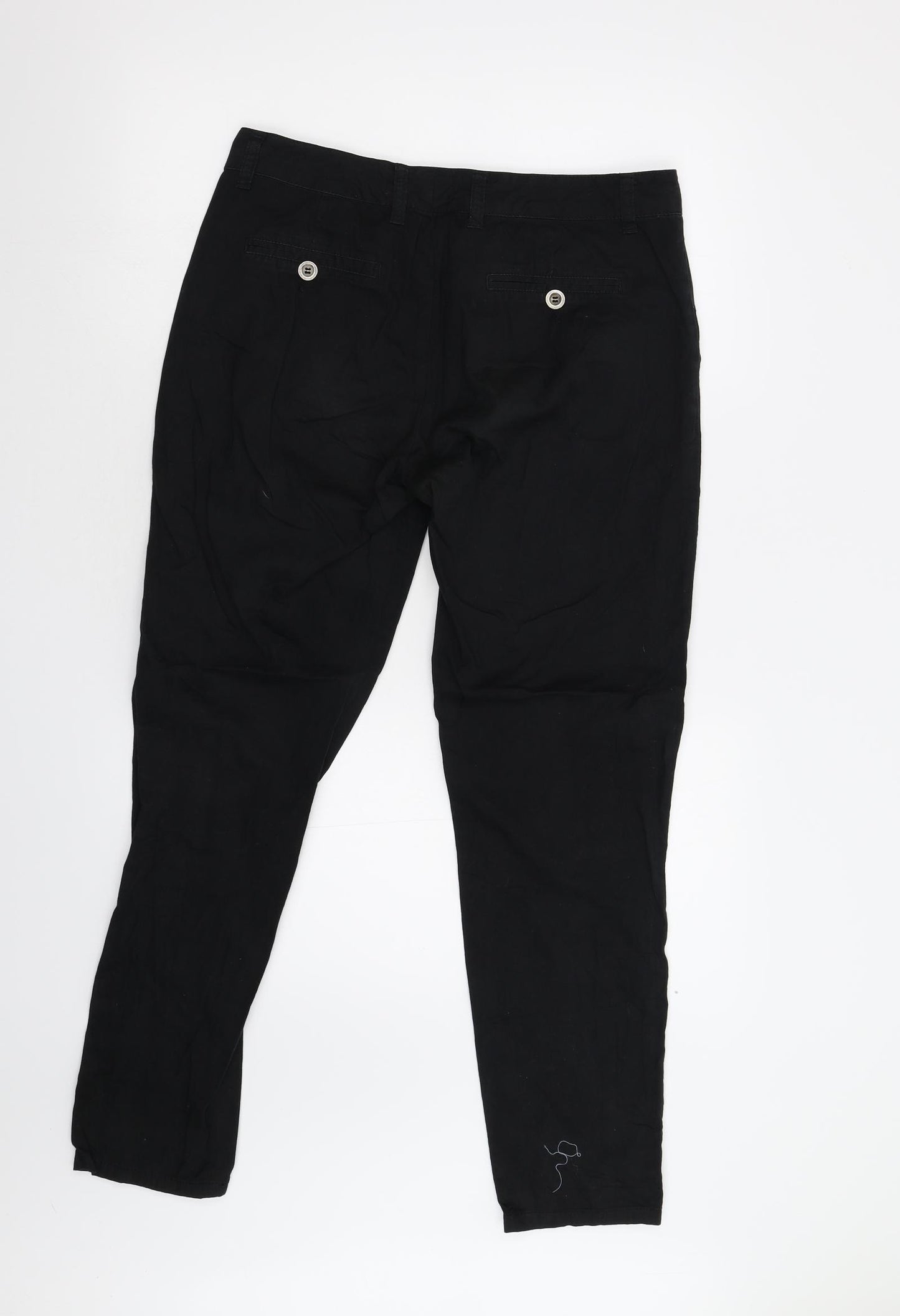 Wallis Womens Black   Trousers  Size 10 L28 in