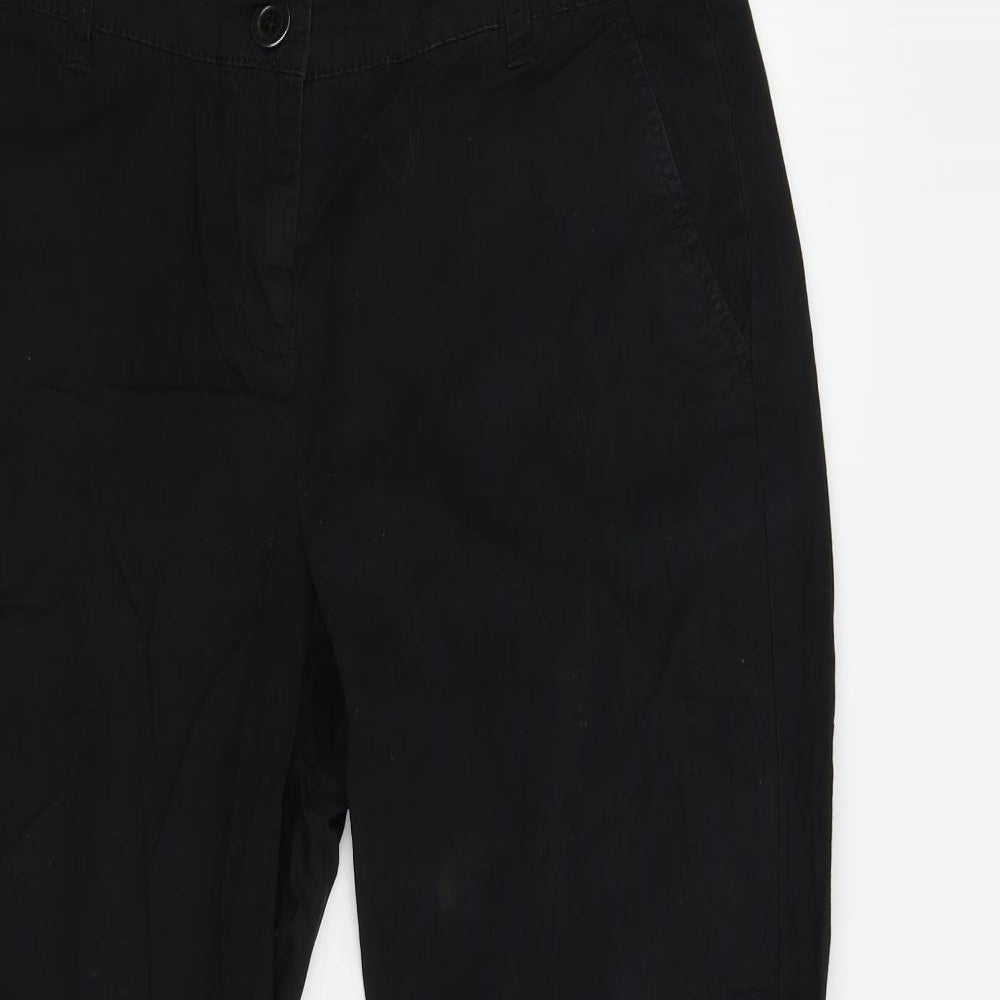 Wallis Womens Black   Trousers  Size 10 L28 in