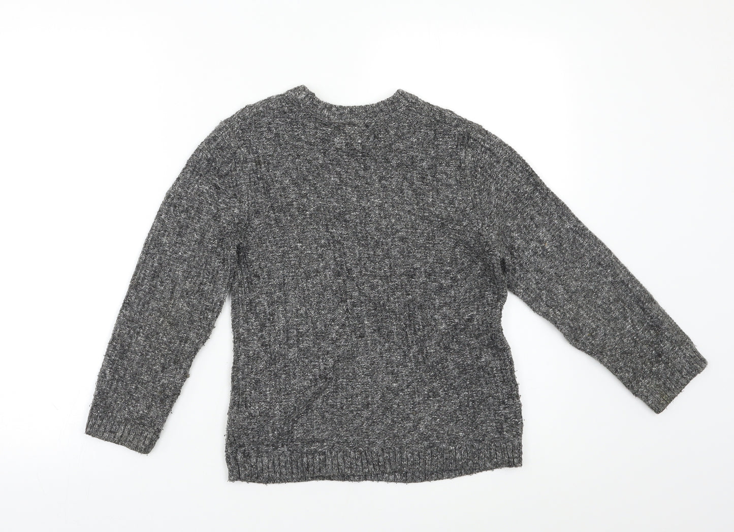 Zara Boys Grey   Pullover Jumper Size 7 Years