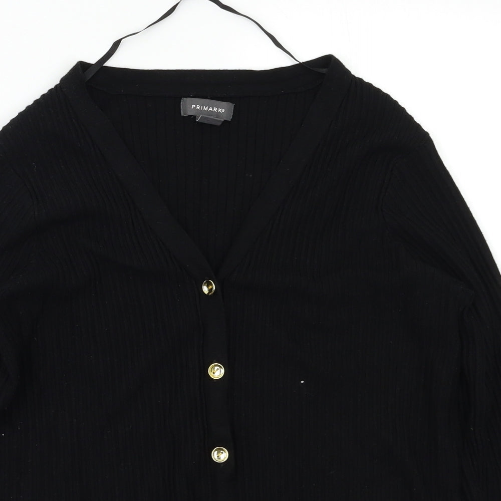 Primark Womens Black   Cardigan Jumper Size XL