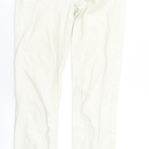 Zara Womens White   Skinny Jeans Size S L30 in
