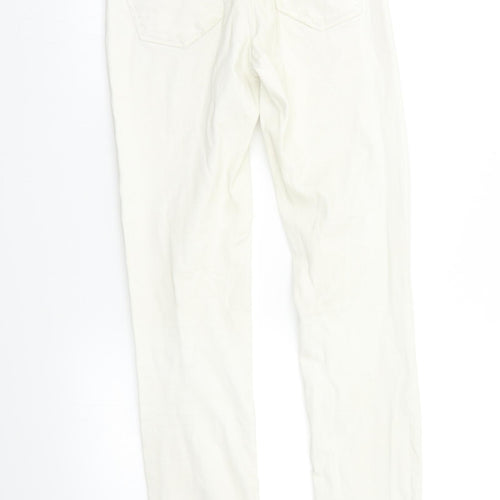 Zara Womens White   Skinny Jeans Size S L30 in