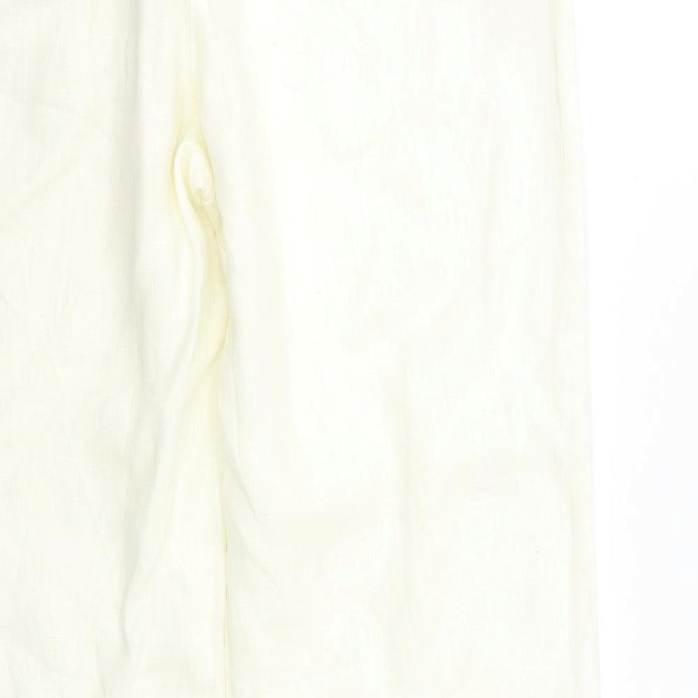 Boden Womens White   Trousers  Size 14 L30 in