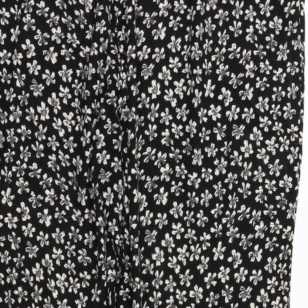 Roger&Roger Womens Black Floral   Pyjama Pants Size 22